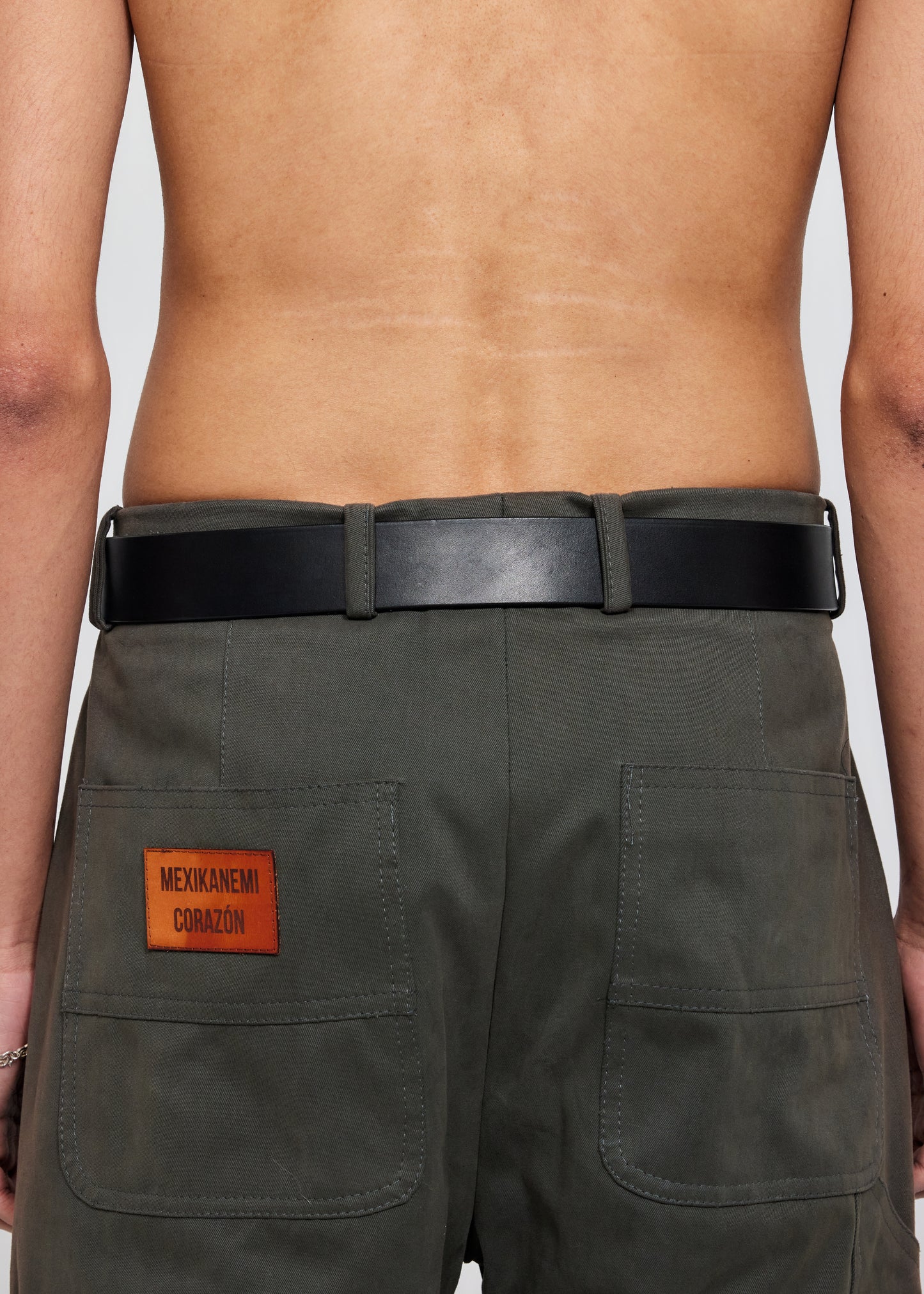 PINZAS DE LAVADO PLEATED TAILORED TROUSERS