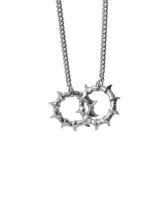 BABISBOOTS NECKLACE DUAL - STERLING SILVER